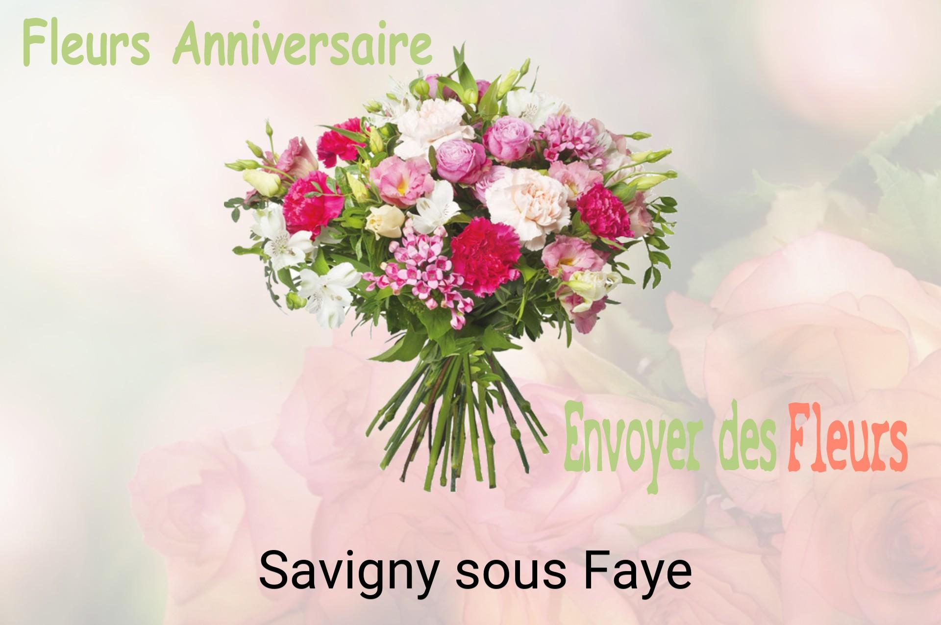 Bouquet de fleurs d’anniversaire livré à Savigny-sous-Faye