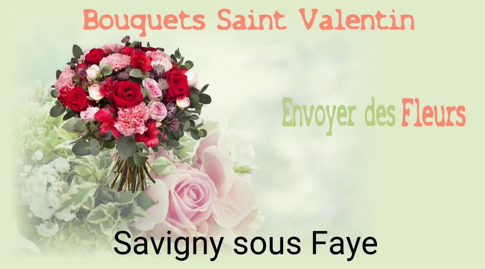 Roses de Saint-Valentin livrées à Savigny-sous-Faye
